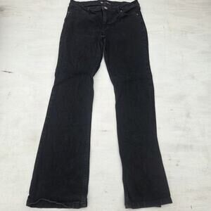 Wrangler Jeans Womens 13x34 Black Dark Wash Bootcut Stretch Western